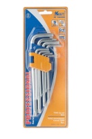 Набор шестигранников 9 предметов (звездочка) TORX-профиль RAFT 700566