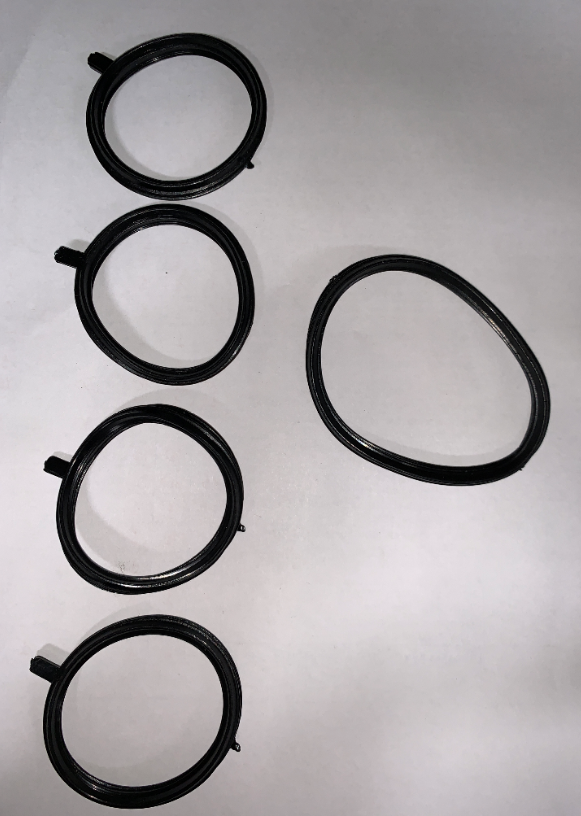 Уплотнители 16кл Е-газ (ресивер 21127) ресивера и дроссельной заслонки (к-т)