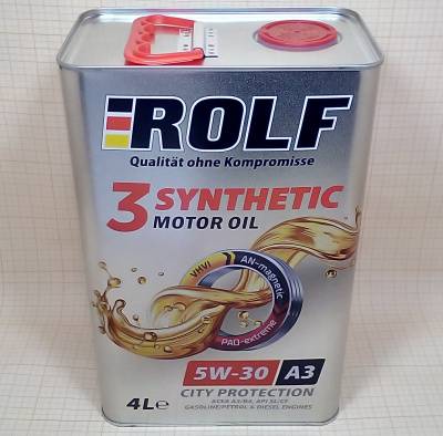 Масло ROLF S9 Ultra 5W40 Api SP Acea A3/B4 синт.4л.
