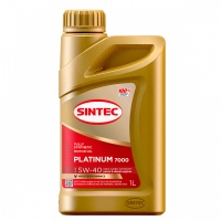 Масло Sintec Platinum 7000 5W40 Api SN/CF Acea А3/В4 синт.1л. М+