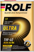 Масло ROLF S9 Ultra 5W40 Api SP Acea A3/B4 синт.4л.