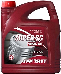 Масло Favorit Super SG 10W40 п/синт.4л.